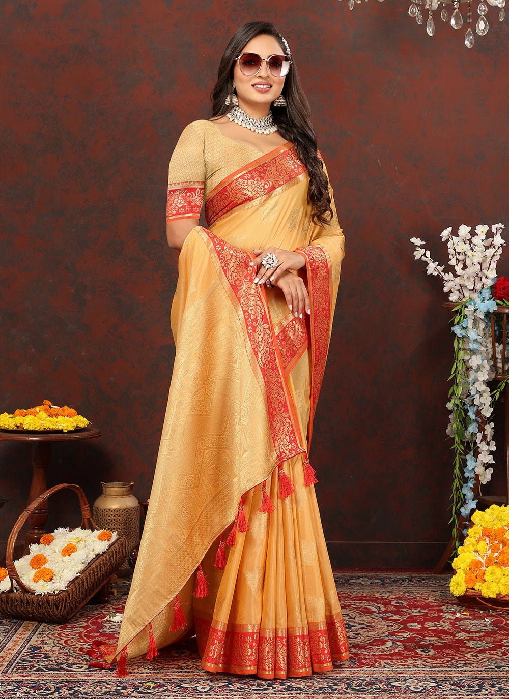 Classic Designer Soft Cotton Saree - S4848