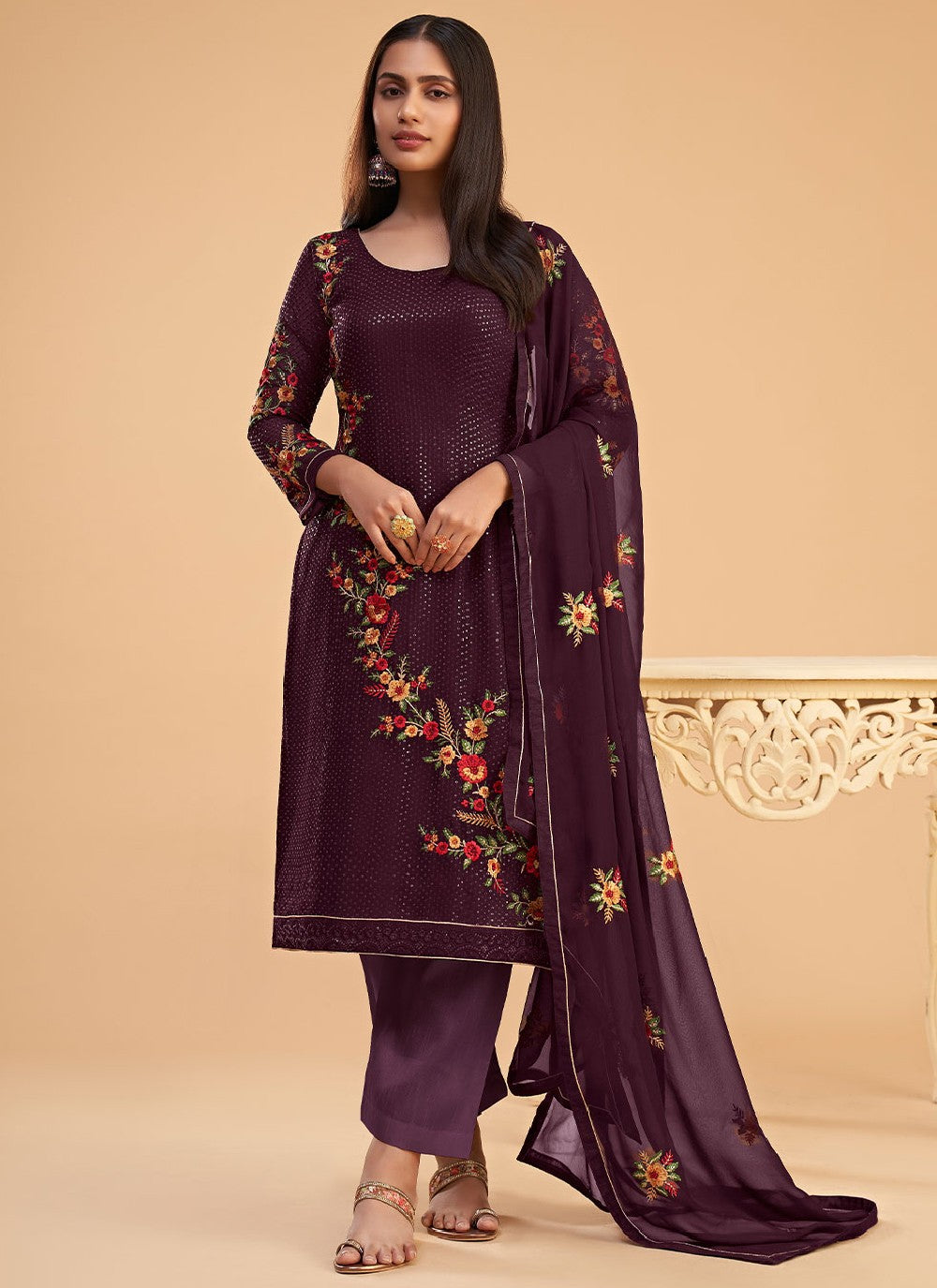 Georgette Salwar Suit - T1008