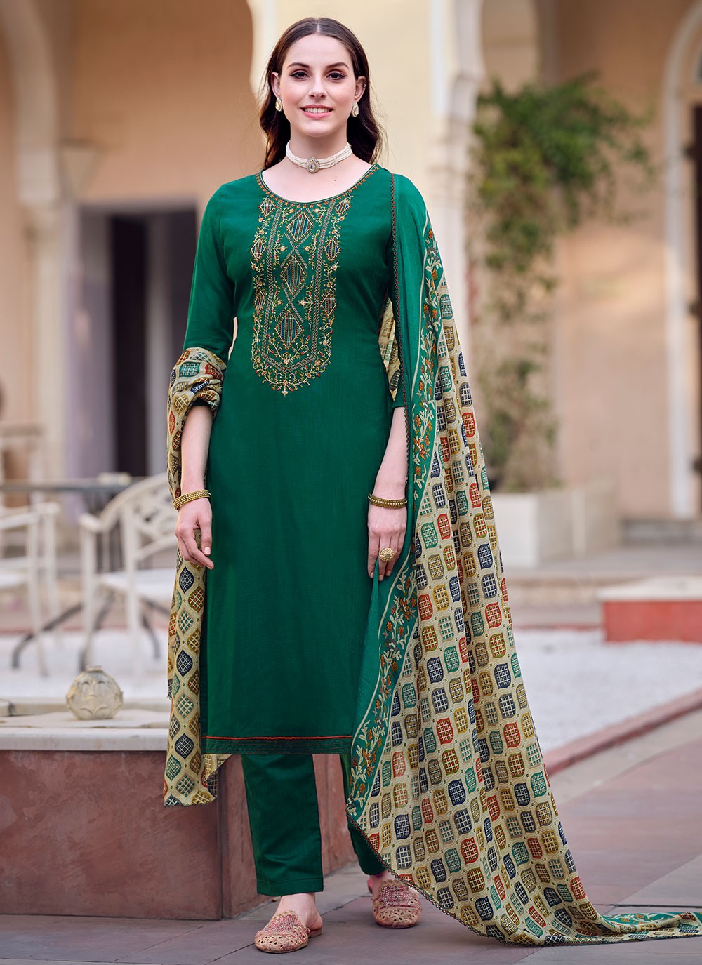 Rayon, Viscose Salwar Suit - T3035