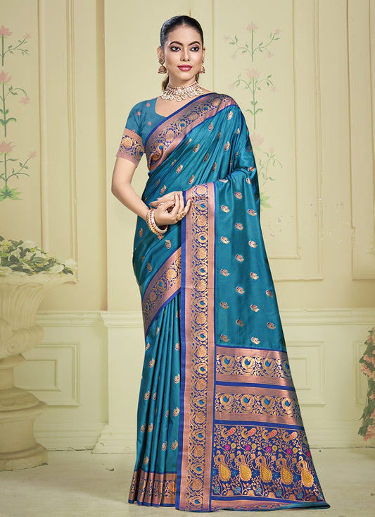 Classic Woven Silk Saree - S9905