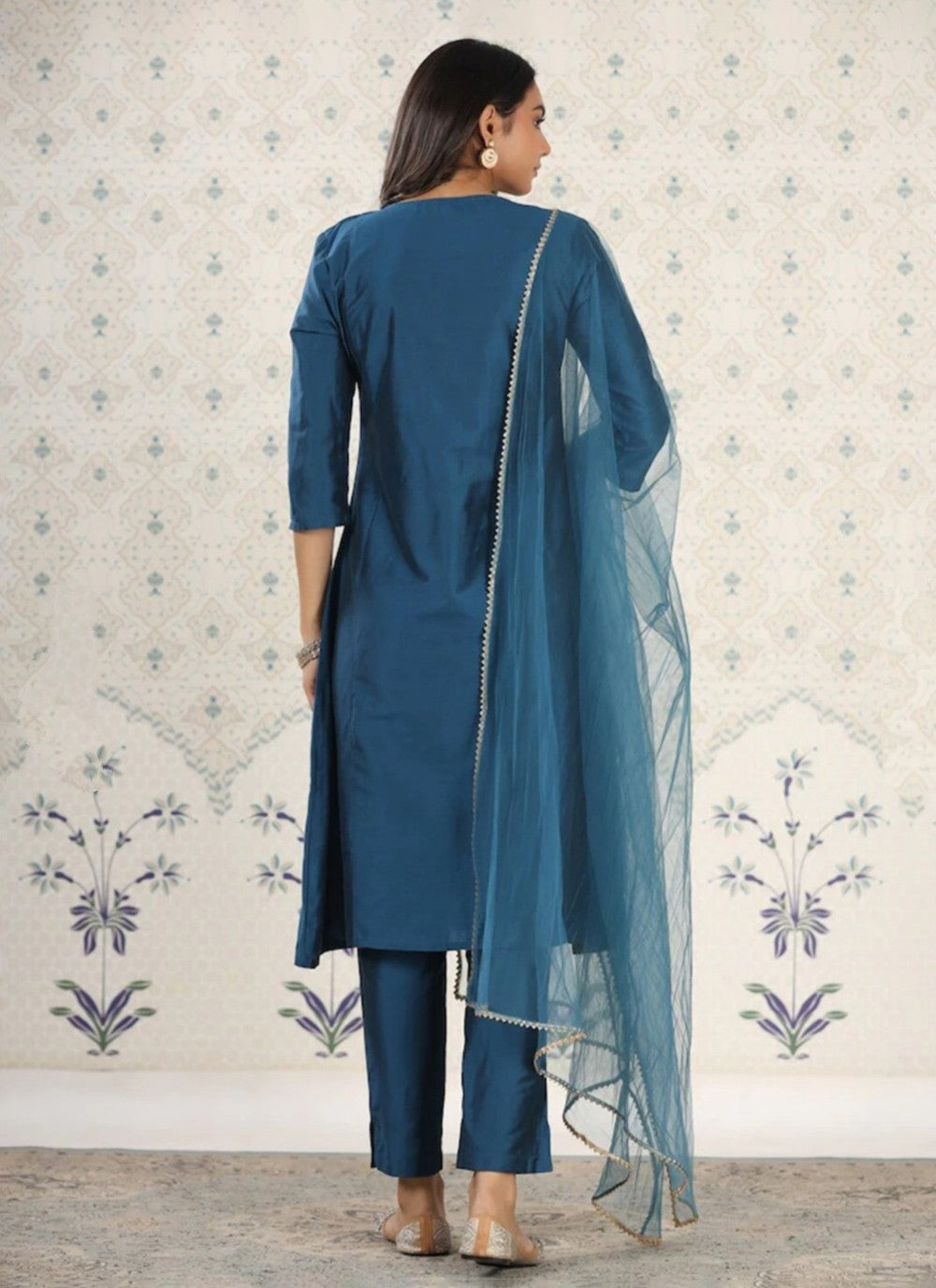 Muslin Pant Style Suit - T3217