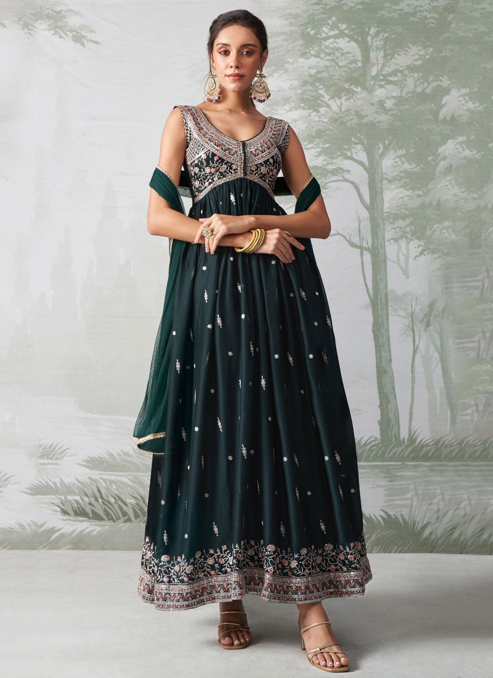 Georgette Salwar Suit - T3386