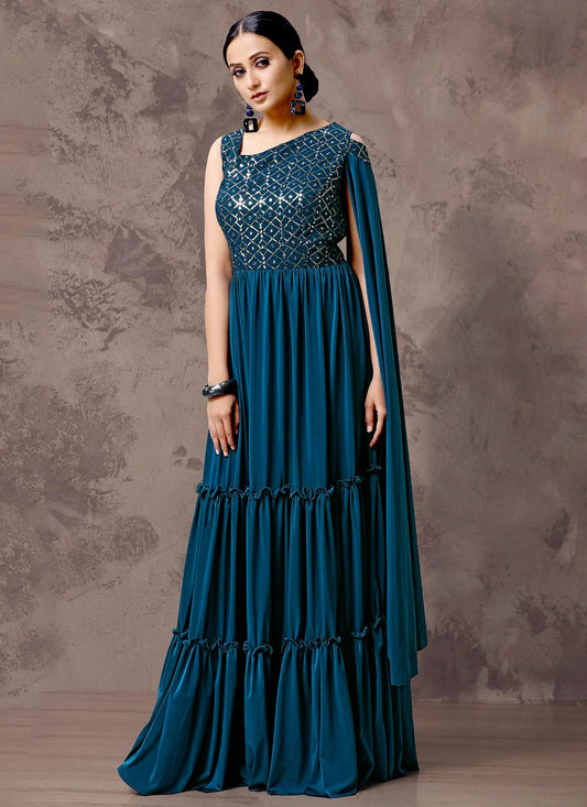 Imported, Lycra Gown - G1088