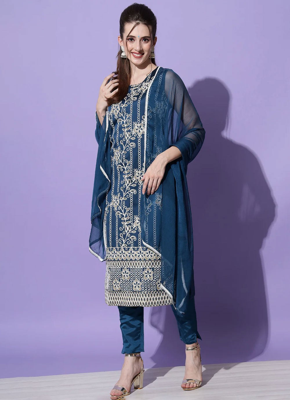 Cotton , Silk Salwar Suit - T1537