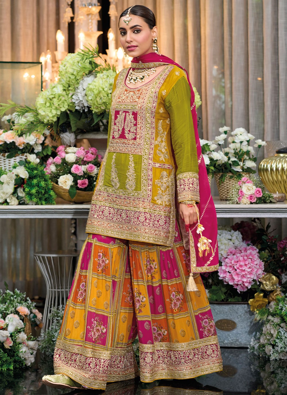 Chinon Salwar Suit - T4001