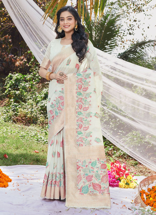 Trendy Thread Cotton Saree - S5947