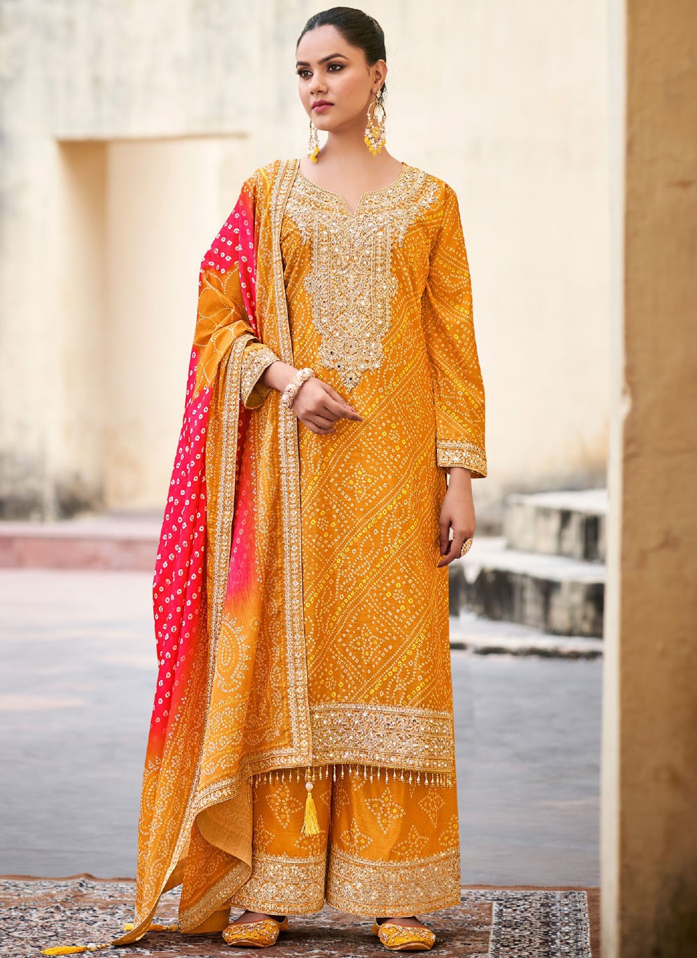 Crush, Tissue Salwar Suit - T3796