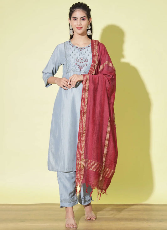 Cotton Silk Salwar Suit - T2374