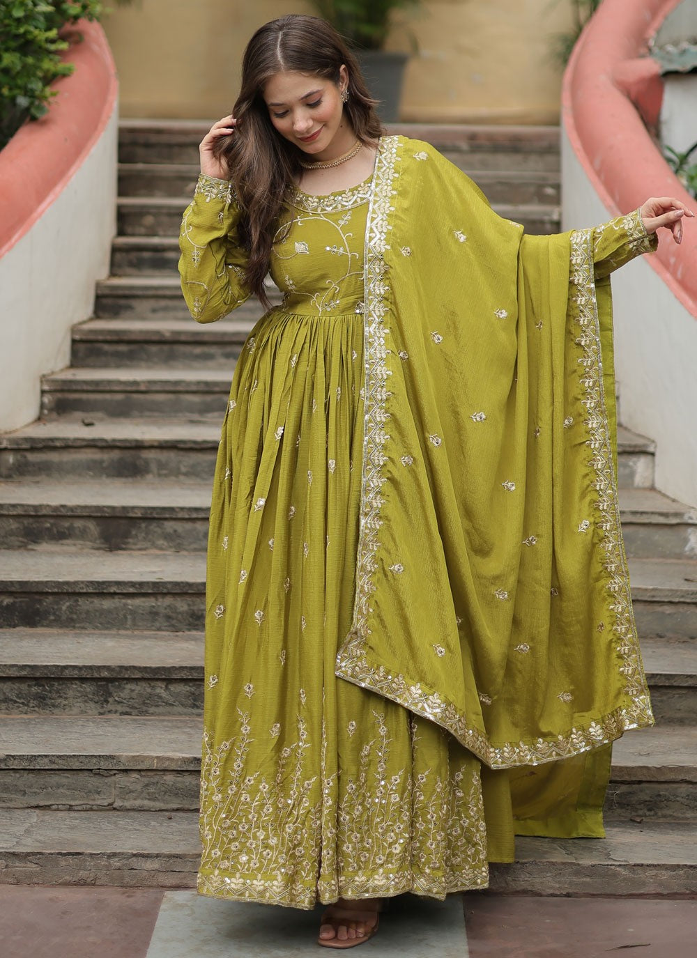 Chinon Salwar Suit - T3928