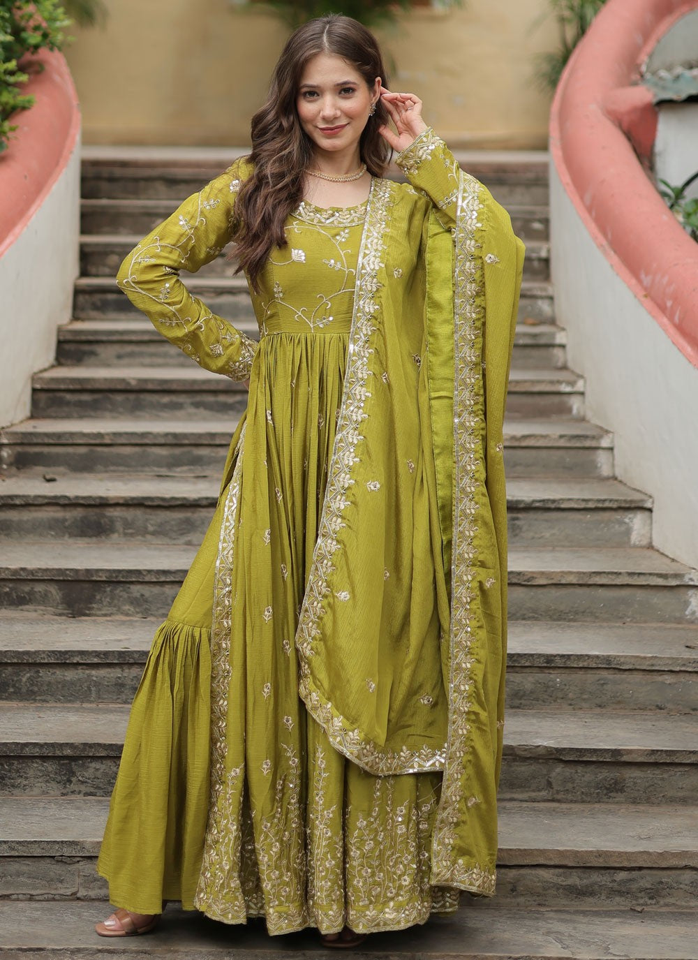 Chinon Salwar Suit - T3928