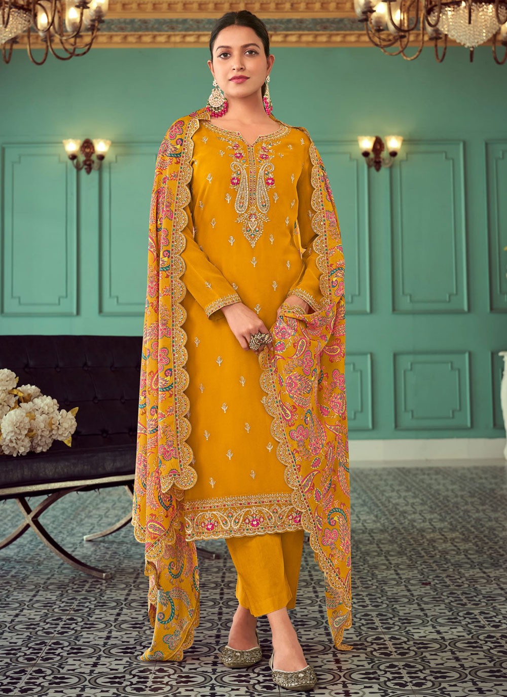 Georgette Salwar Suit - T3178