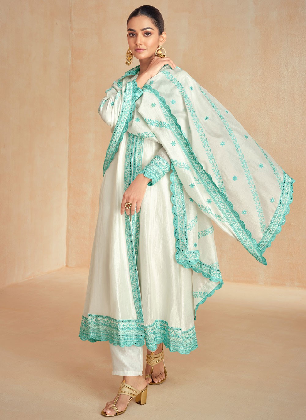 Silk Salwar Suit - T4011