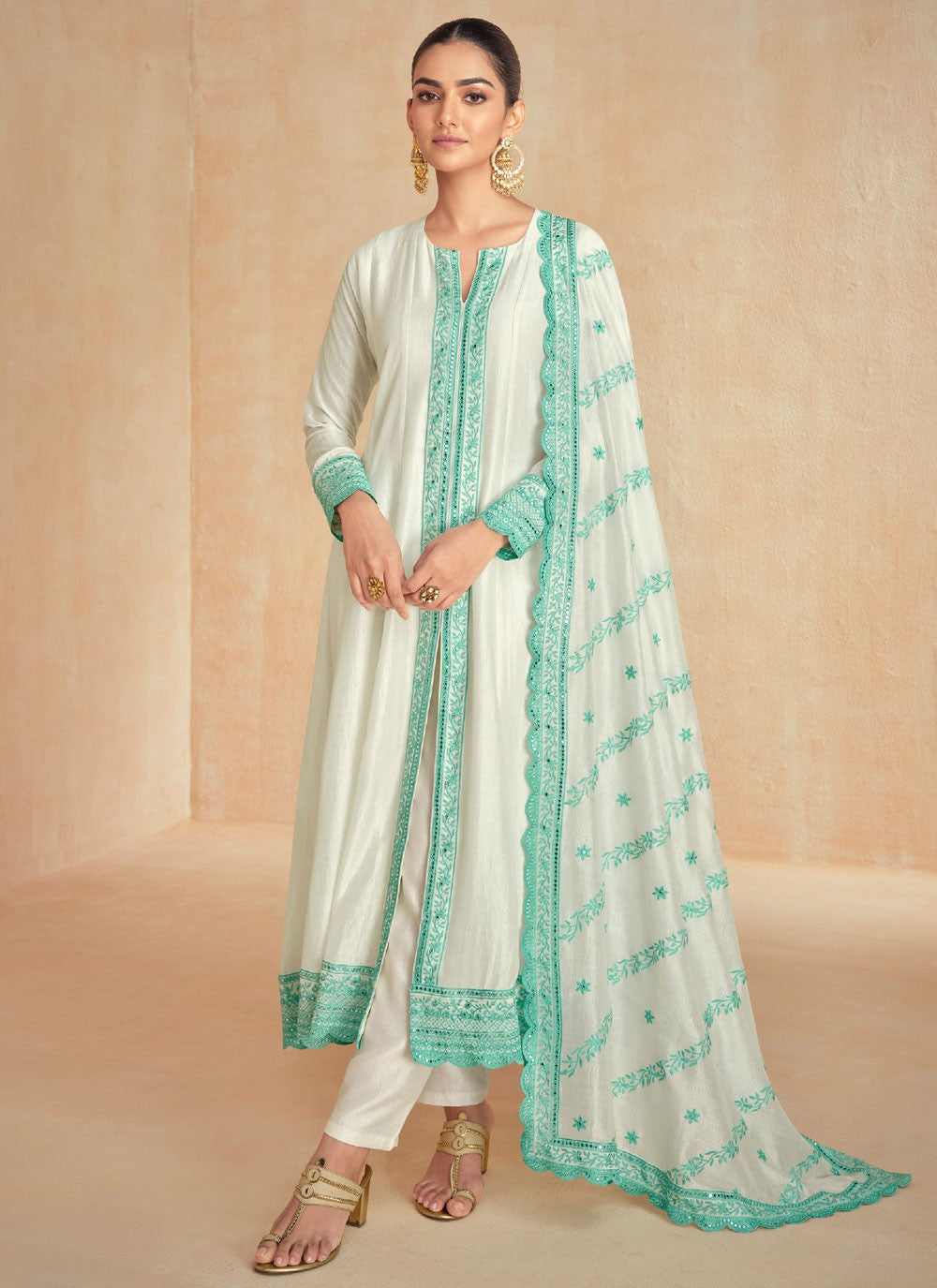 Silk Salwar Suit - T4011