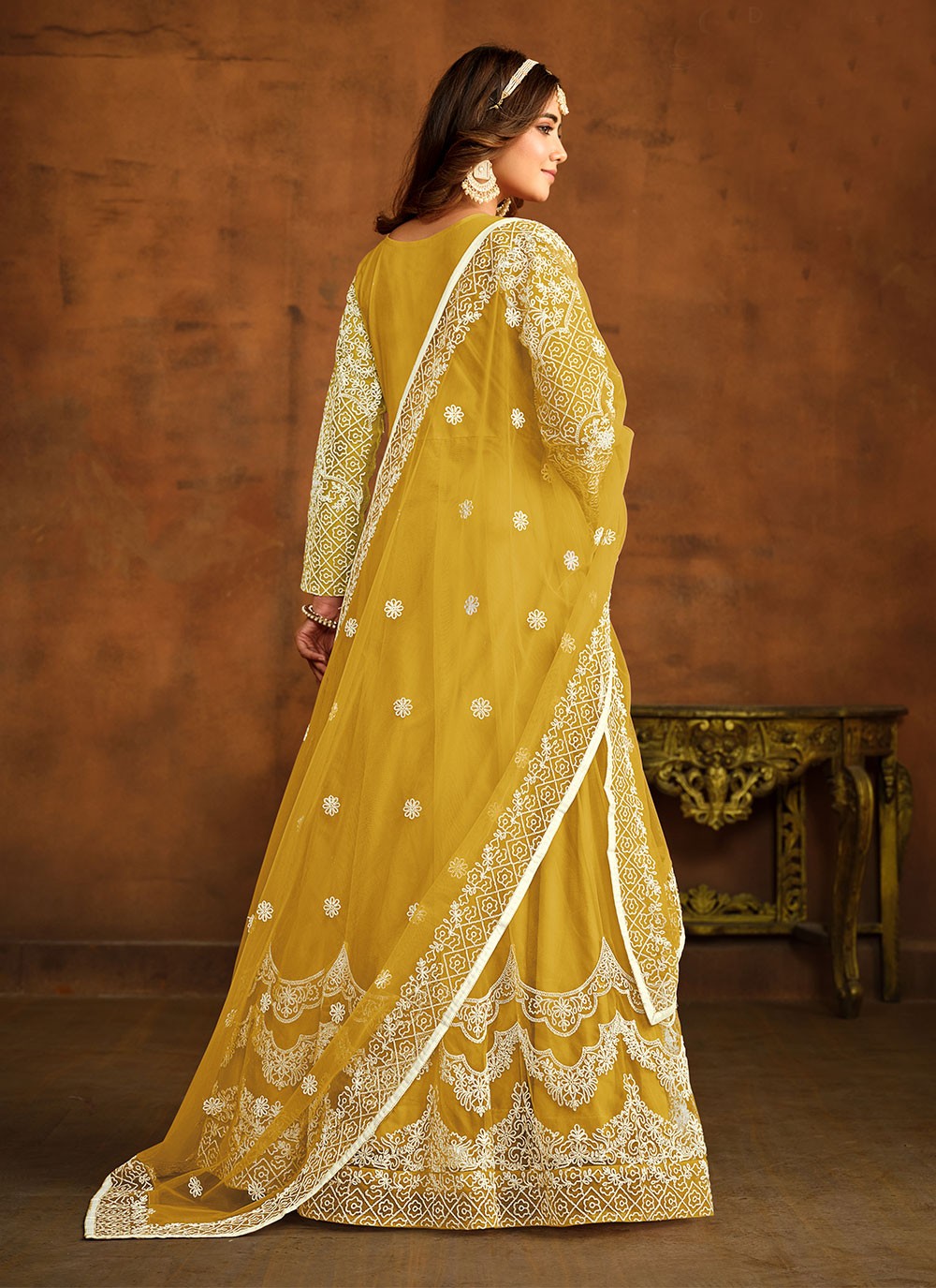 Net Salwar Suit - T1846