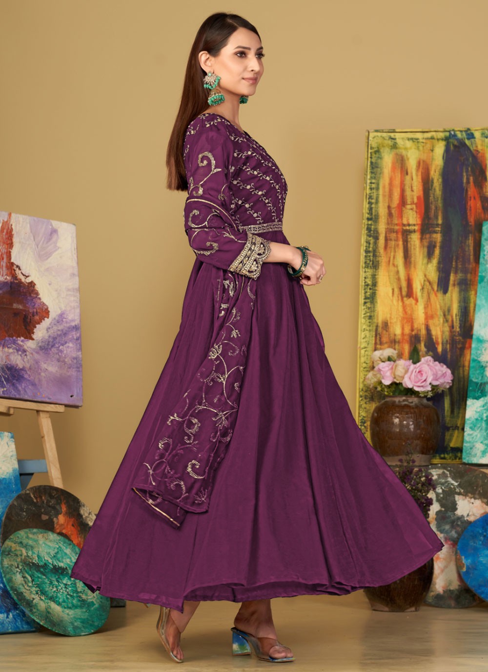 Georgette Salwar Suit - T2285