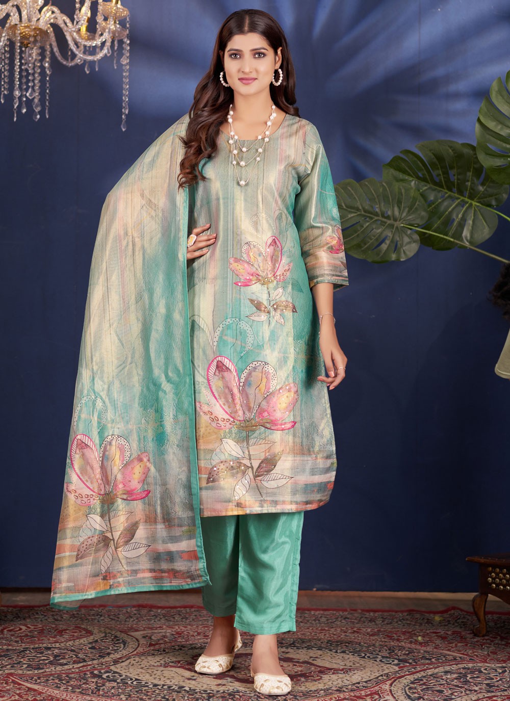 Shimmer Salwar Suit - T4085