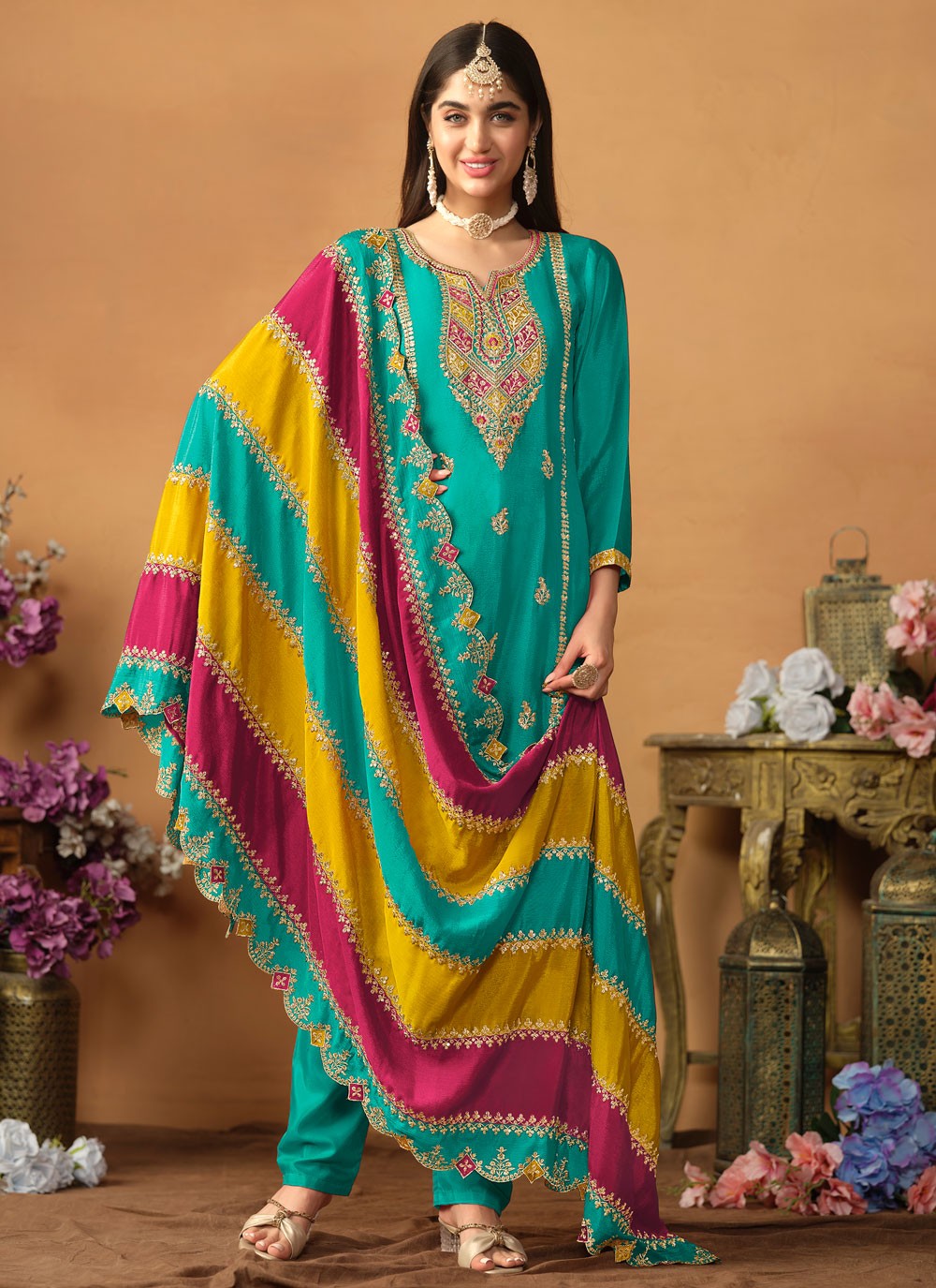 Chinon Salwar Suit - T2524