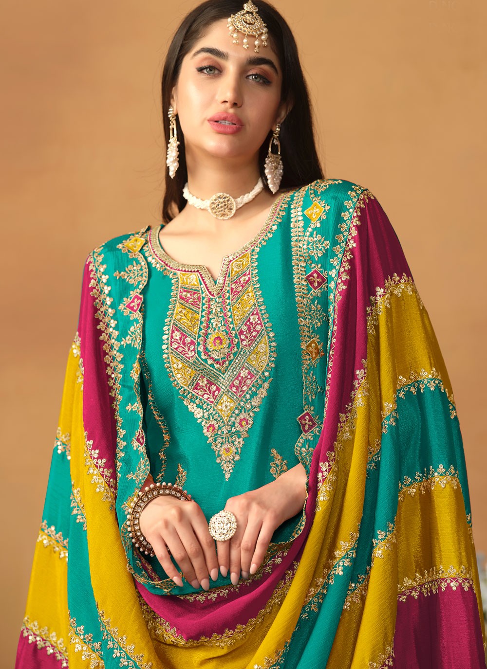 Chinon Salwar Suit - T2524