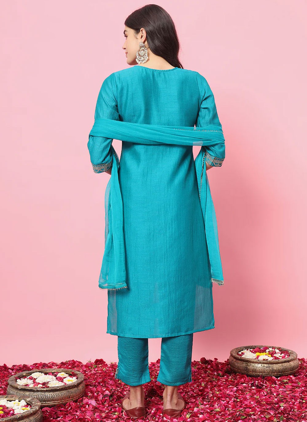 Blended Cotton Salwar Suit - T2179