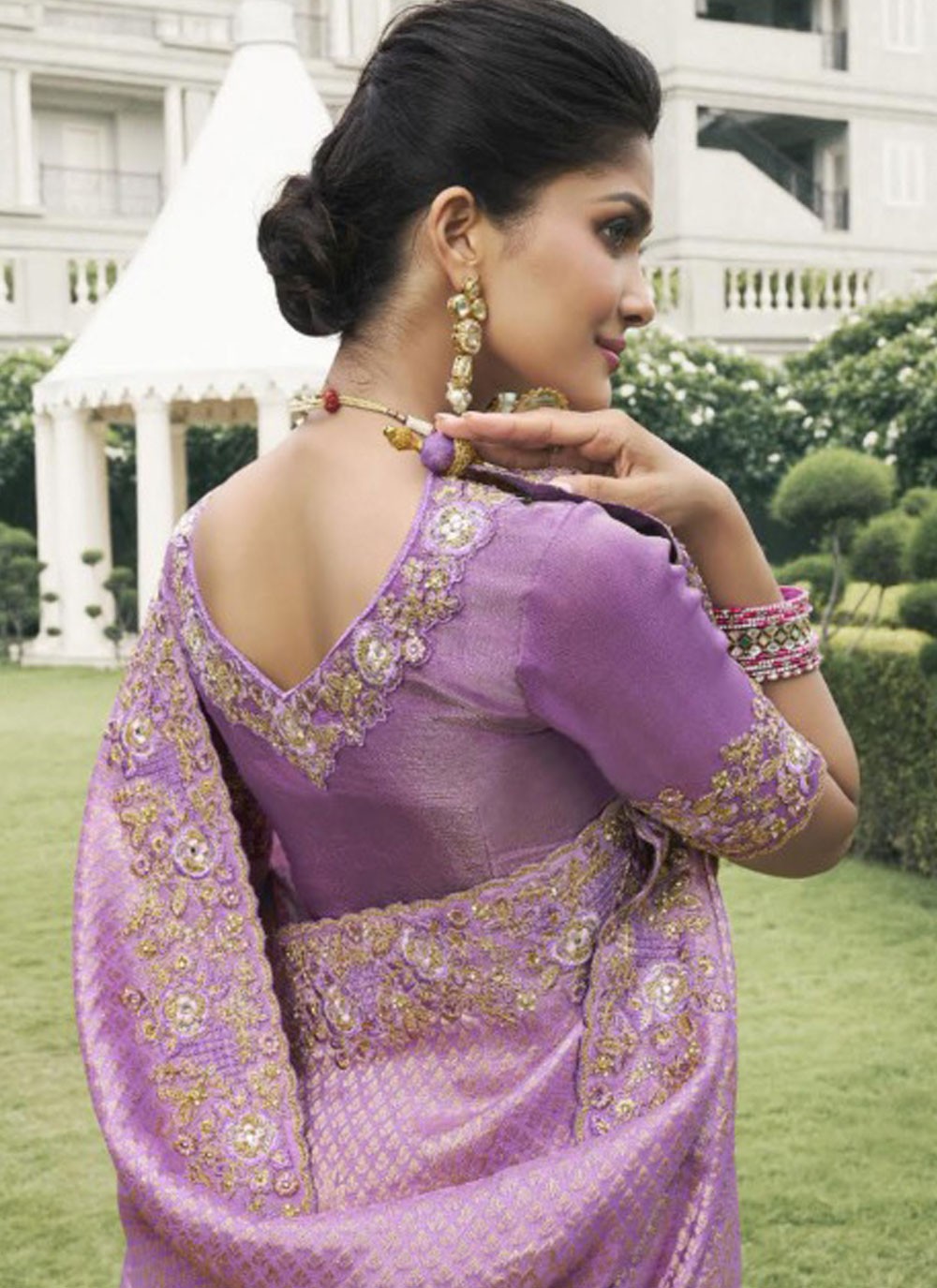 Classic Border Work Tussar Silk Saree - S9485