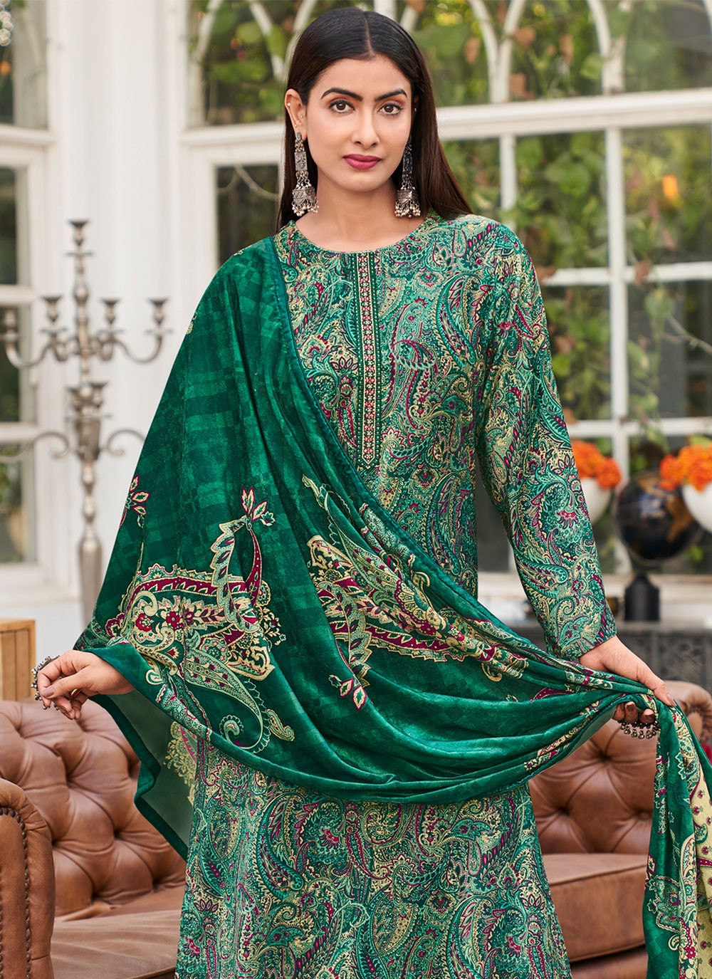 Velvet Pakistani Suit - T1653