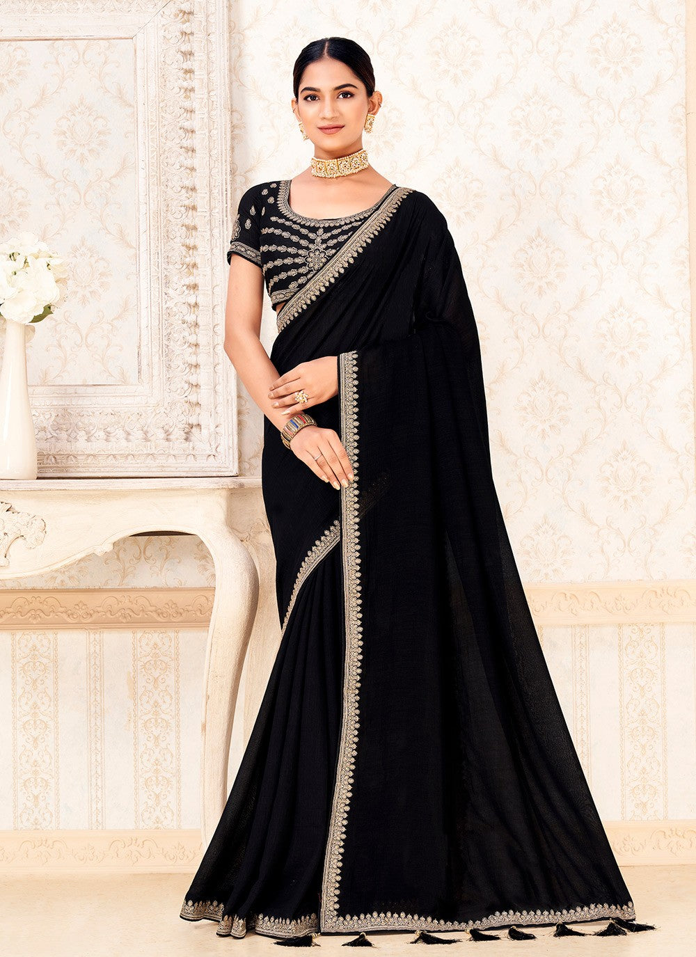 Classic Zari Titan Saree - S9723