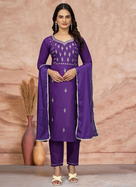 Blended Cotton Salwar Suit - T3645