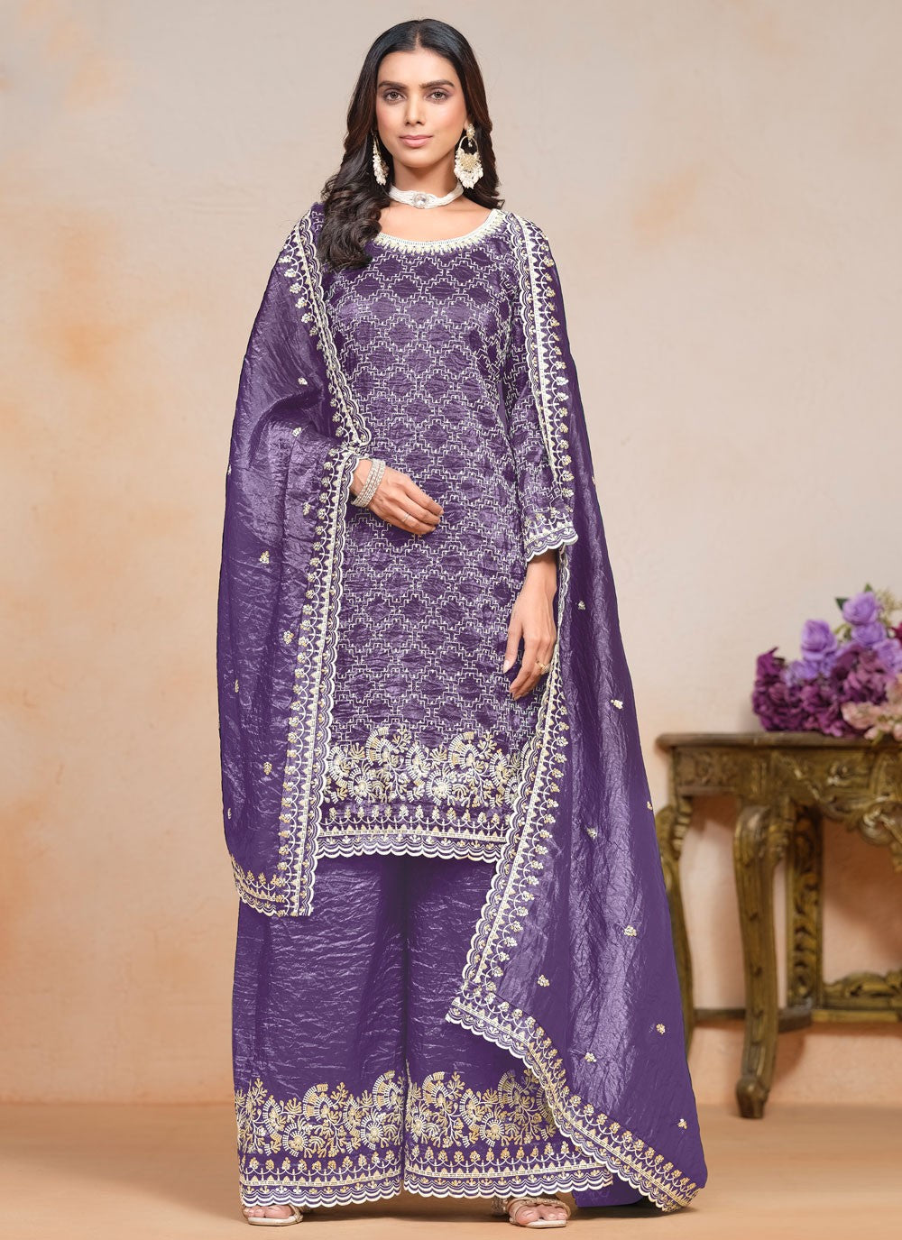 Crush Salwar Suit - T3641