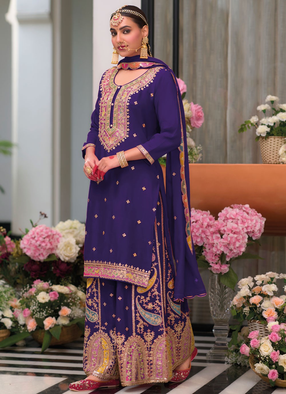 Chinon Salwar Suit - T4177