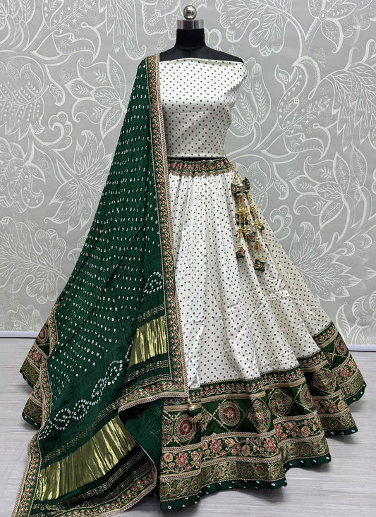 Diamond Silk, Viscose A - Line Lehenga - L1616