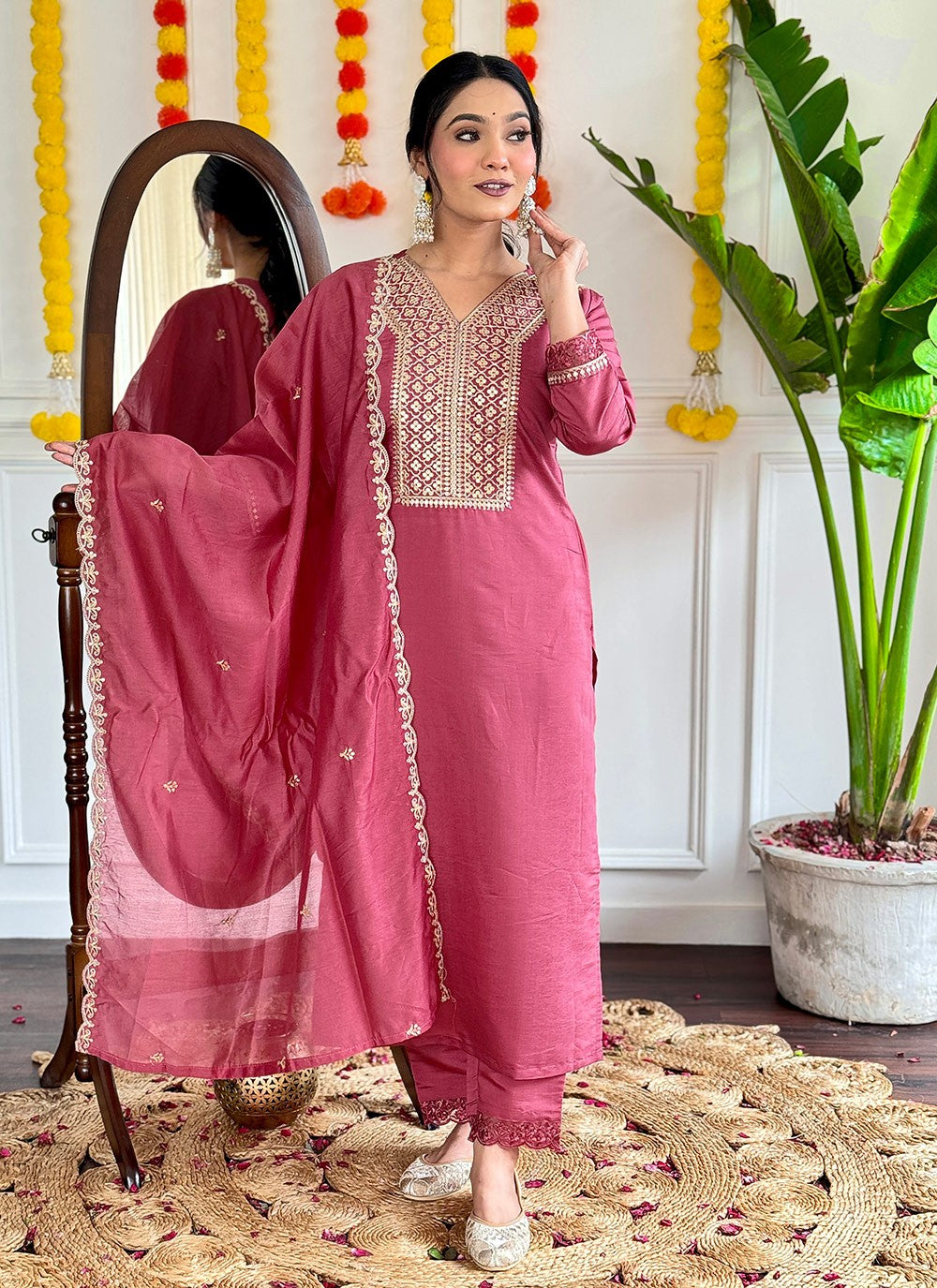 Viscose Salwar Suit - T4066