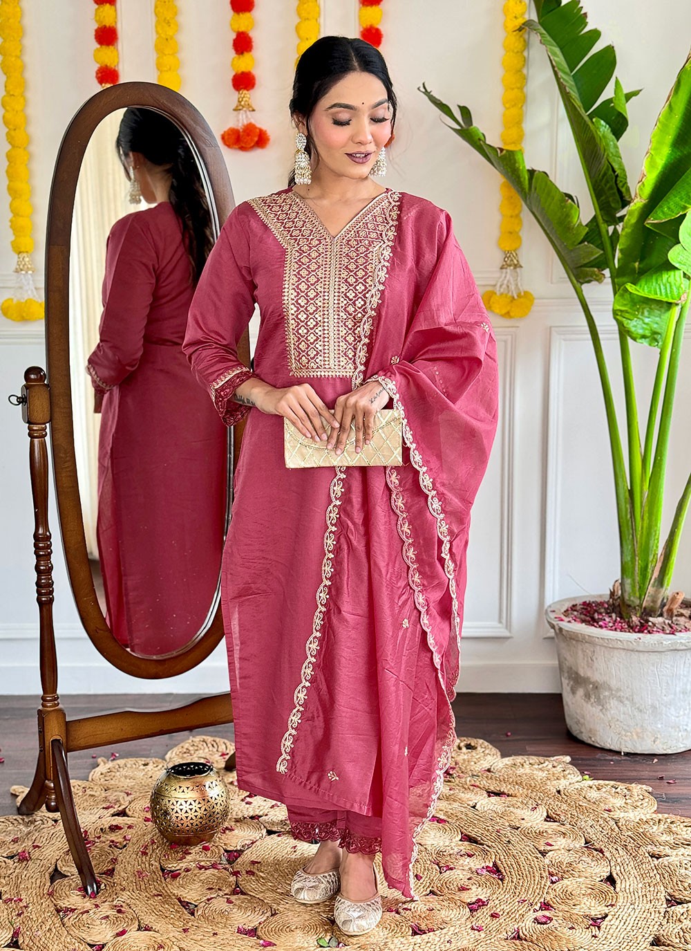 Viscose Salwar Suit - T4066