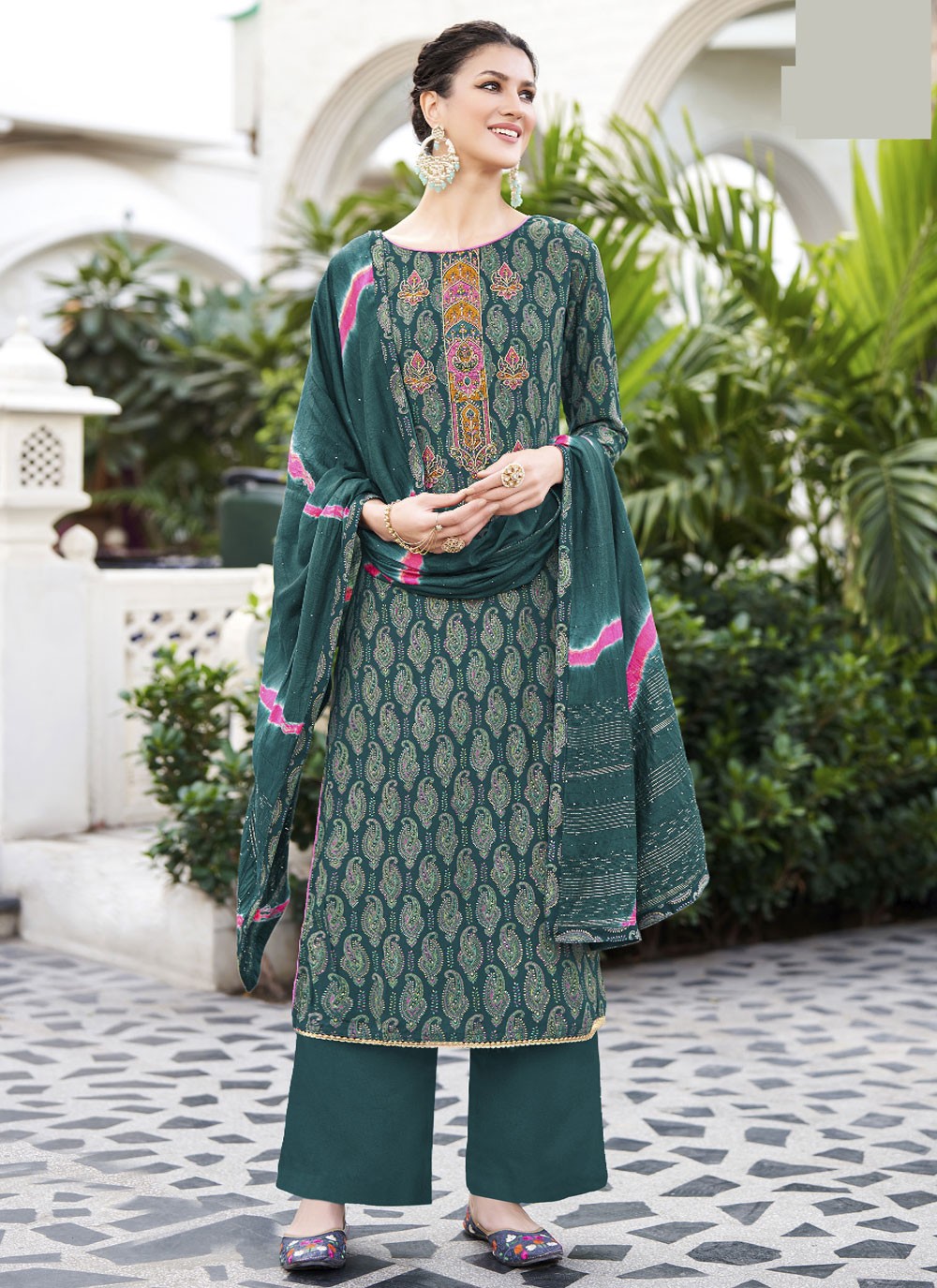 Viscose Salwar Suit - T2404