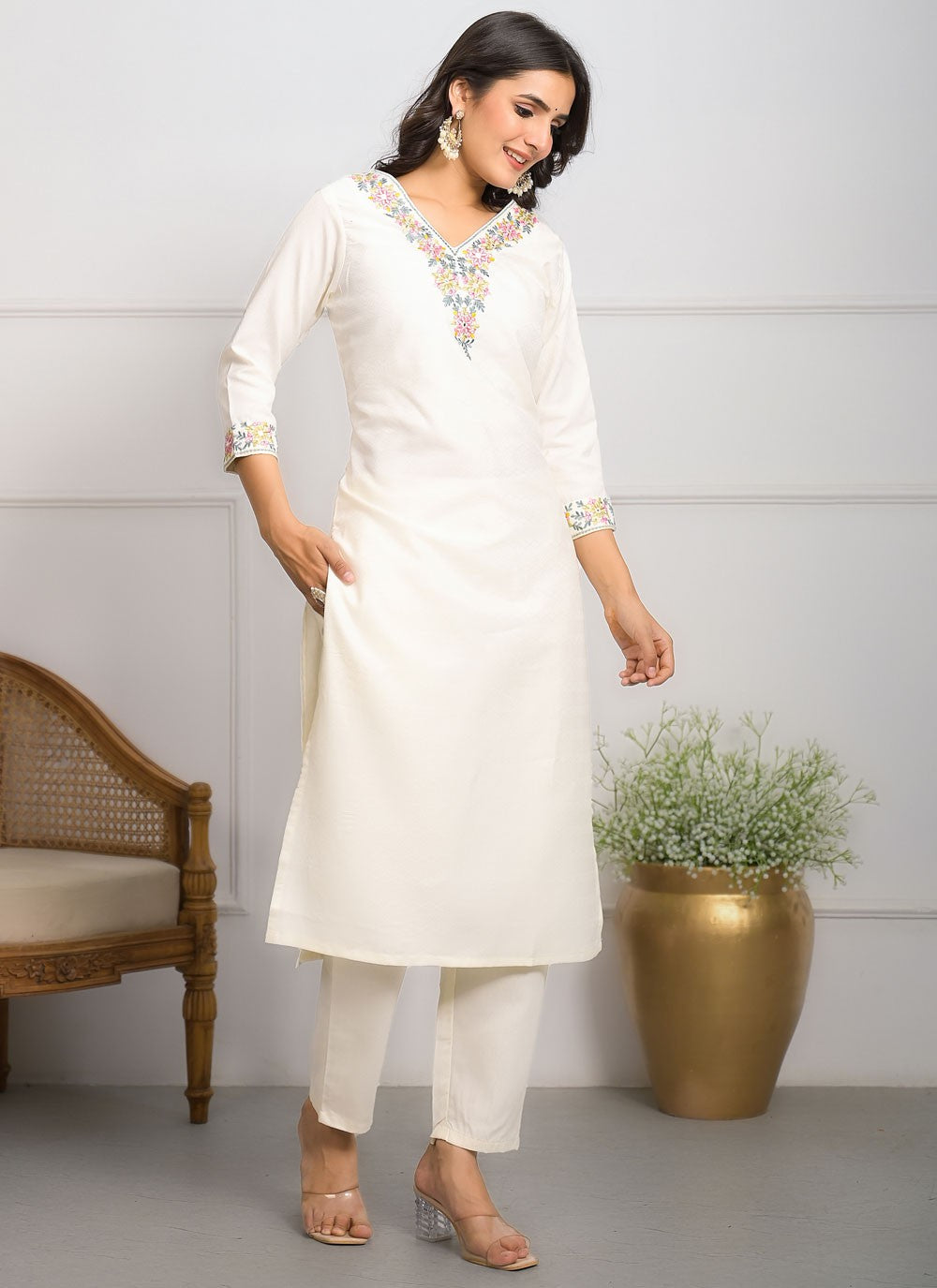 Viscose Salwar Suit - T4095