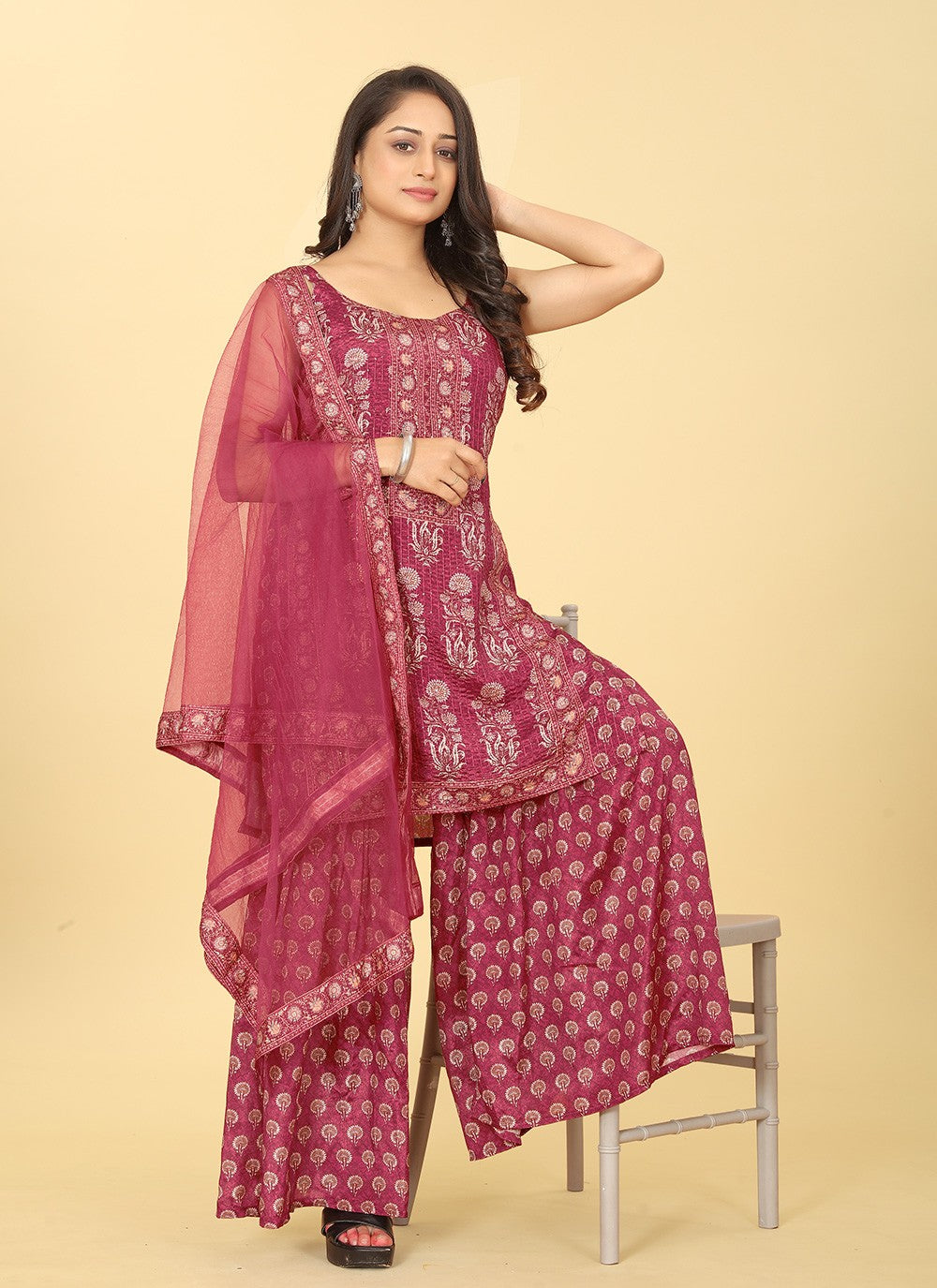 Chinon, Viscose Salwar Suit - T2714