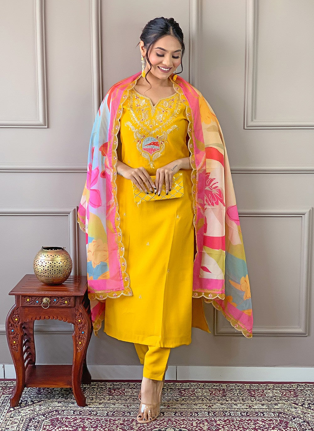 Viscose Salwar Suit - T4066