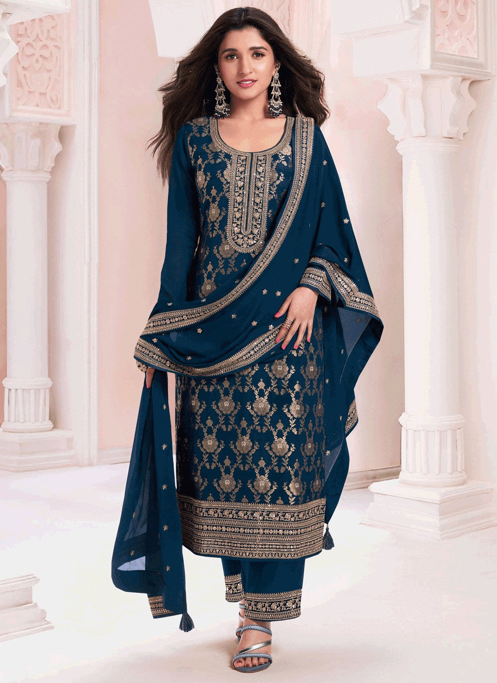 Viscose Salwar Suit - T4079