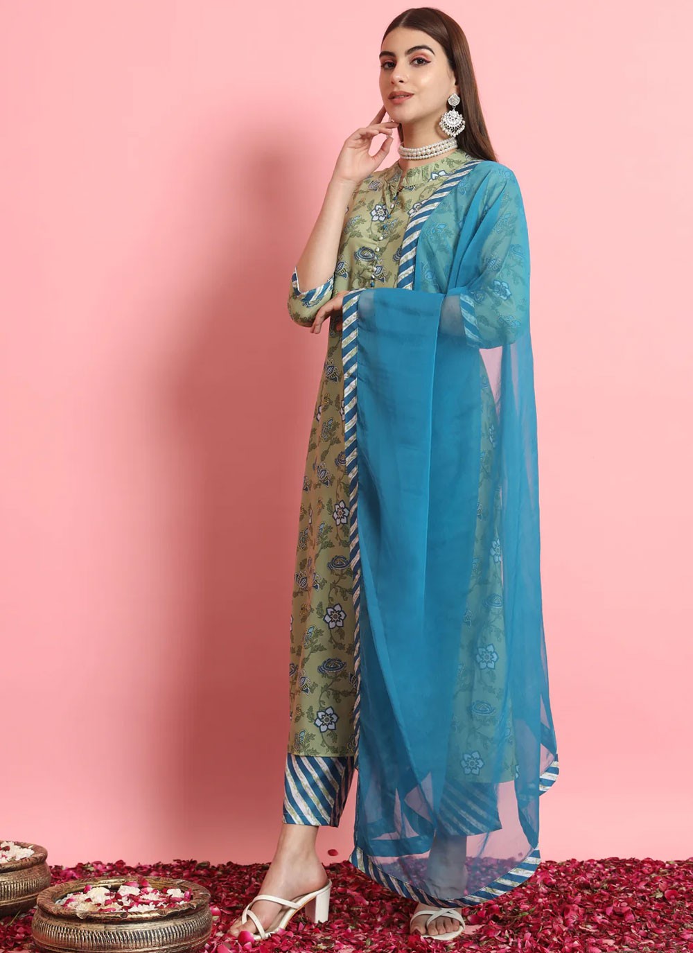 Rayon, Viscose Salwar Suit - T2326