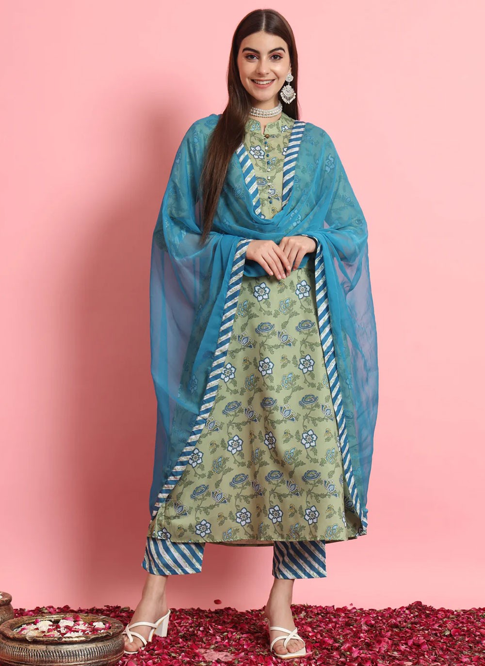 Rayon, Viscose Salwar Suit - T2326