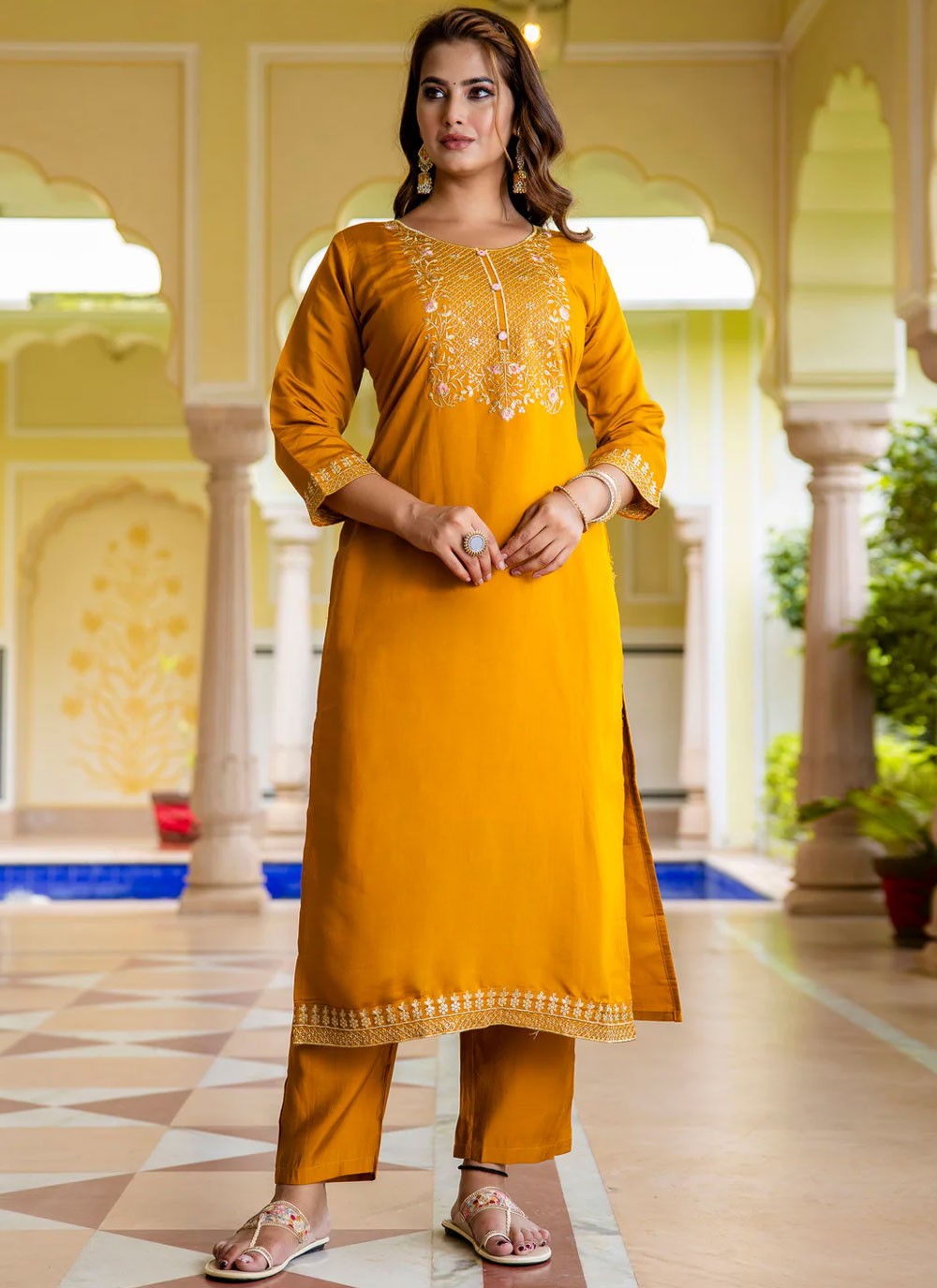 Viscose Salwar Suit - T3875