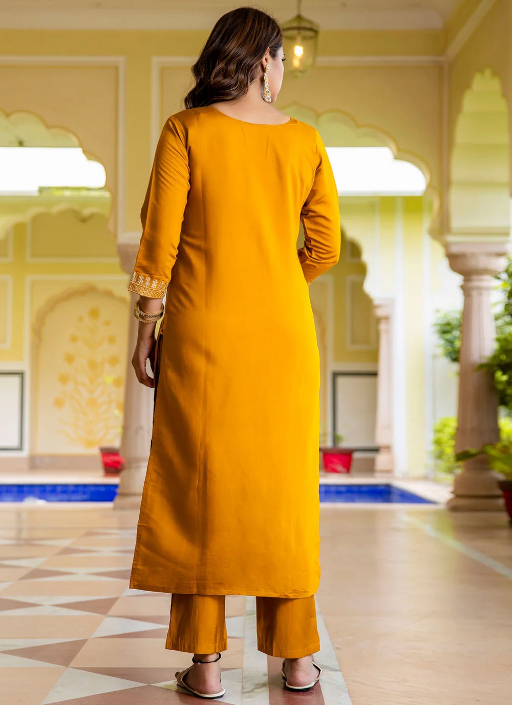 Viscose Salwar Suit - T3875