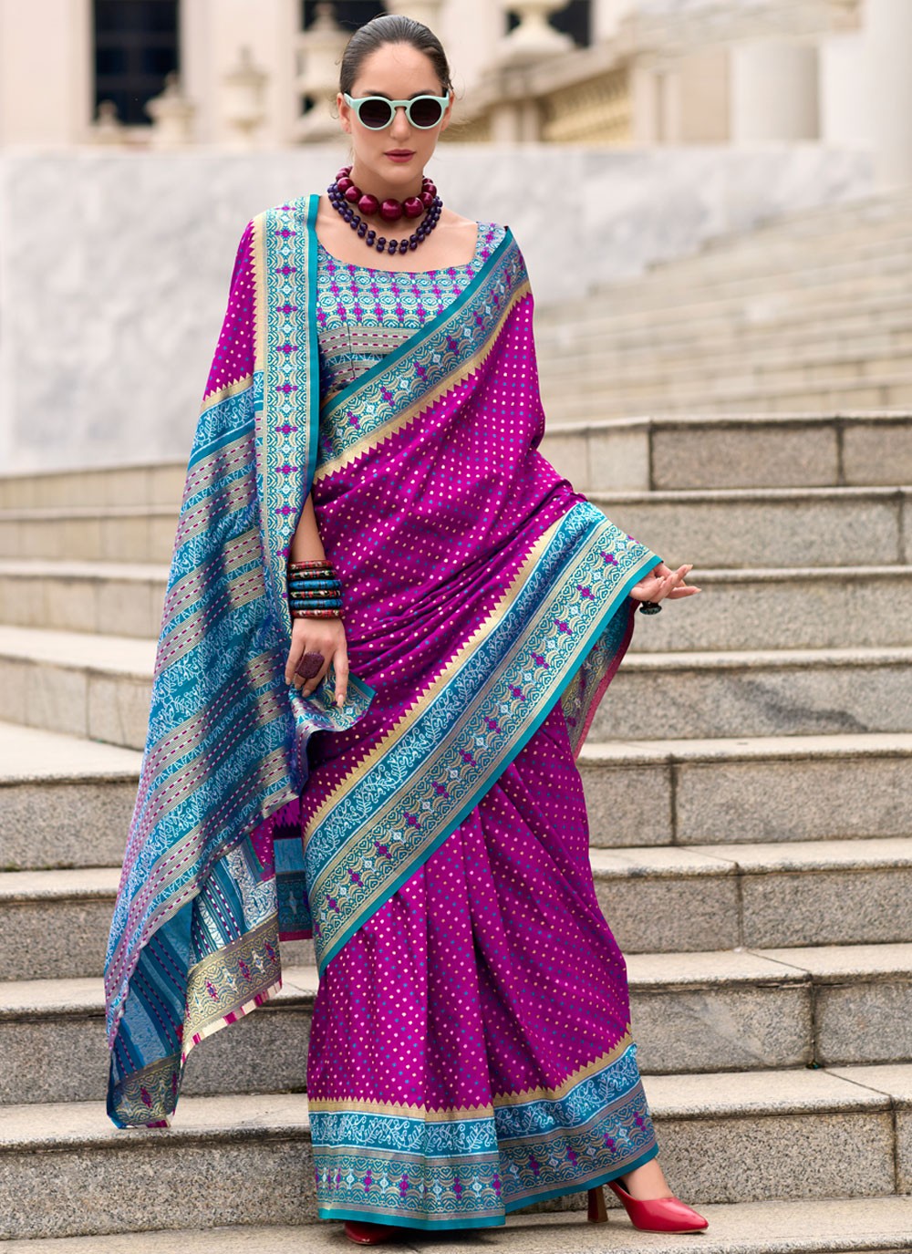 Classic Weaving Zari Banarasi Silk Saree - S8227