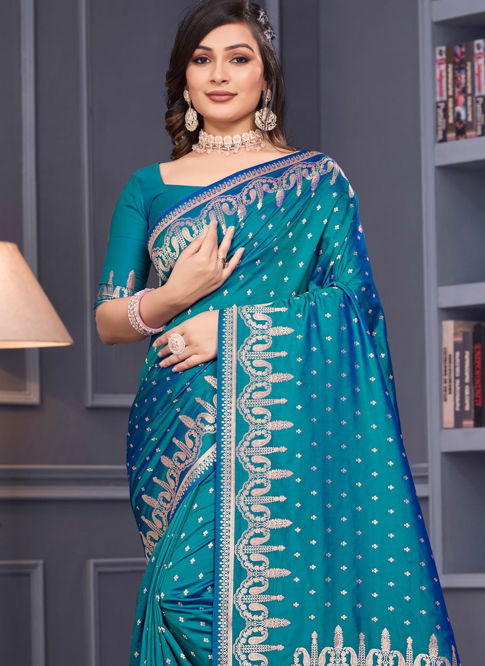 Weaving Zari Silk Saree - S12195