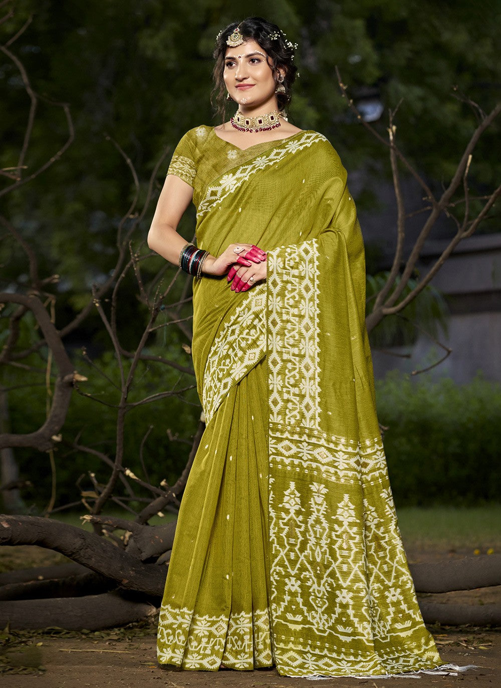 Contemporary Weaving Zari Cotton Saree - S9958