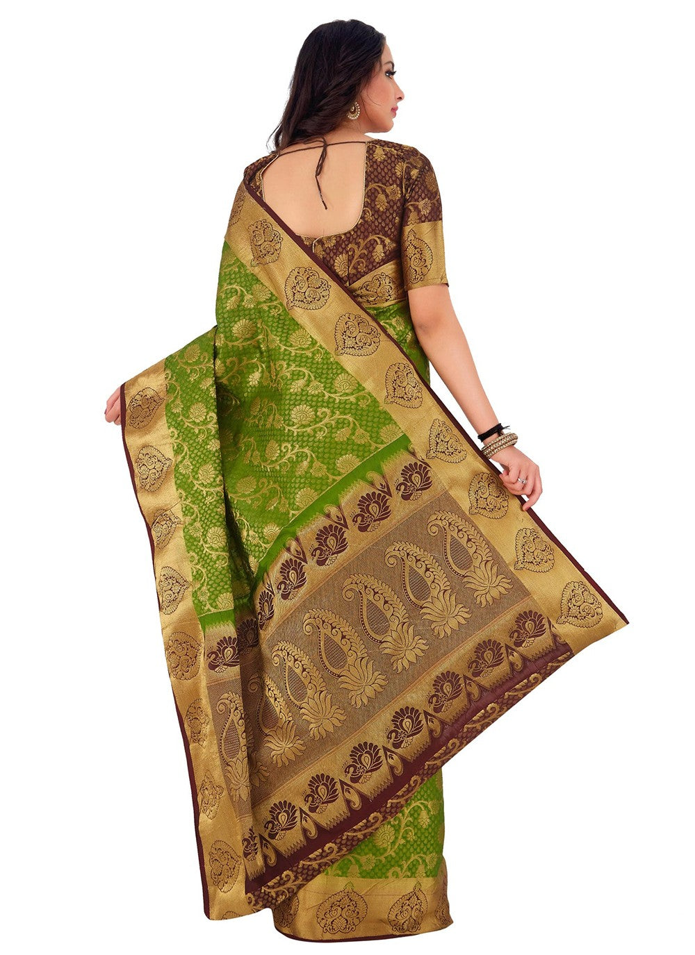 Classic Weaving Zari Kanjivaram Silk Saree - S5322