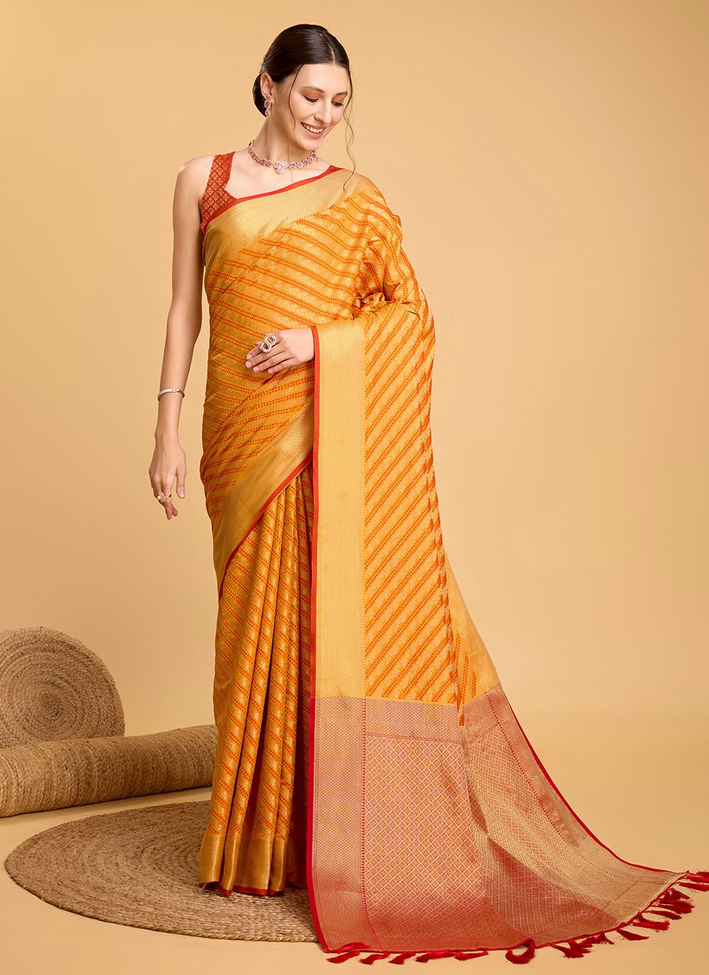 Classic Jacquard Work Patola Silk Saree - S5648