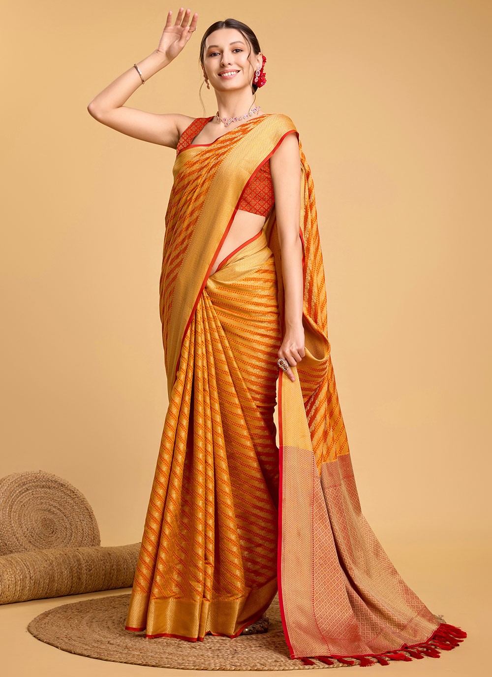 Classic Jacquard Work Patola Silk Saree - S5648