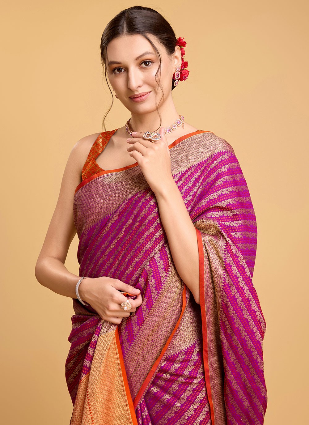 Classic Jacquard Work Patola Silk Saree - S5648