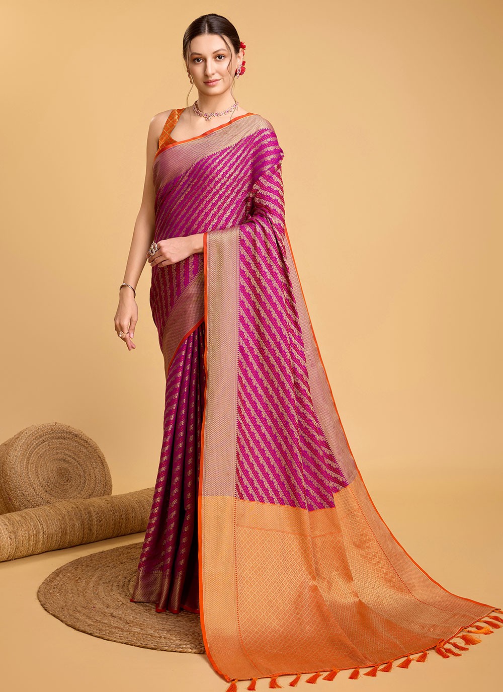 Classic Jacquard Work Patola Silk Saree - S5648