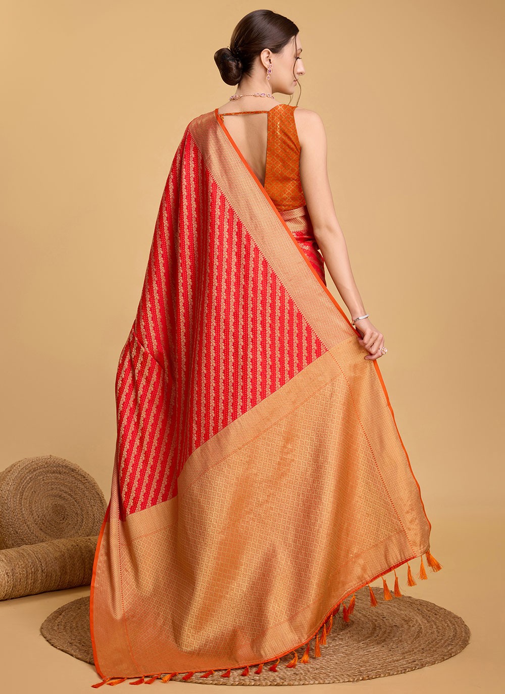 Classic Jacquard Work Patola Silk Saree - S5648